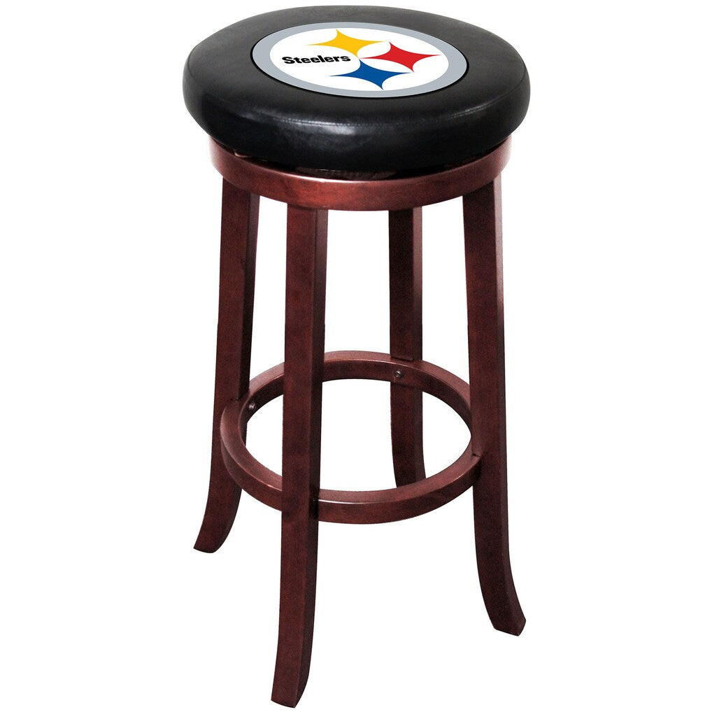 Pittsburgh Steelers Sports Wooden Barstool