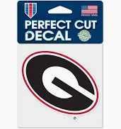 Georgia Bulldogs Perfect Cut Color Decal 4" X 4"