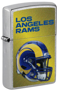 Los Angeles Rams Helmet Street Chrome Pocket Zippo Lighter