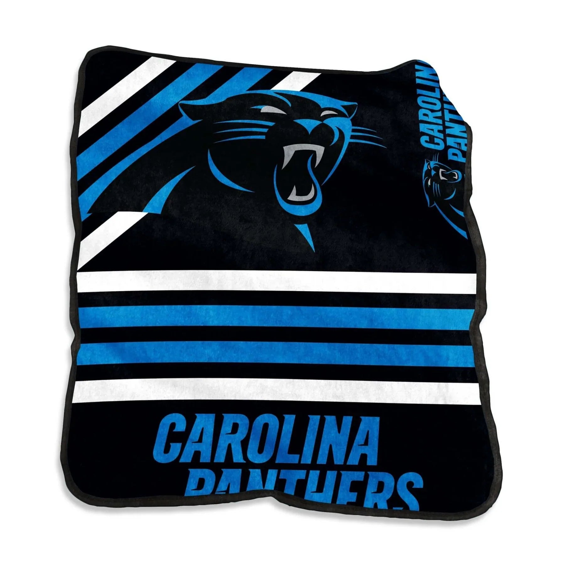 Carolina Panthers Raschel Throw Blanket