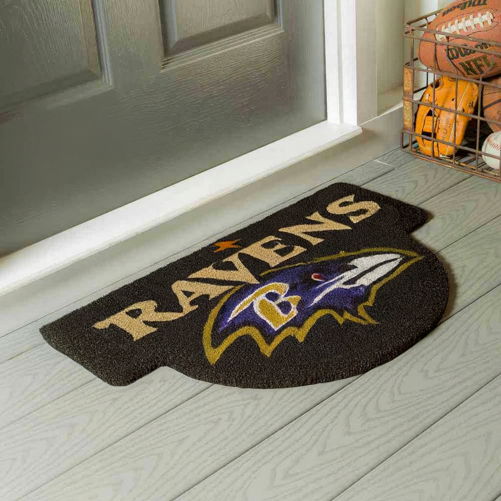 Baltimore Ravens Shape Coir Mats