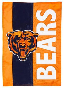 Chicago Bears Embellish Garden Flag