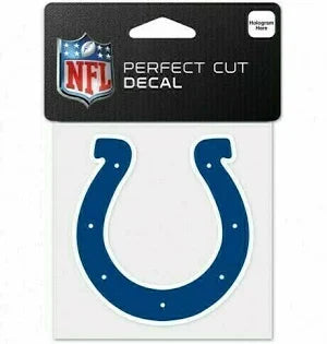 Indianapolis Colts Perfect Cut Color Decal 4" X 4"