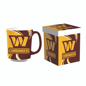 Washington Commanders 14oz Ceramic Mug with Matching Box