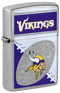 Minnesota Vikings Football Chrome Zippo Lighter