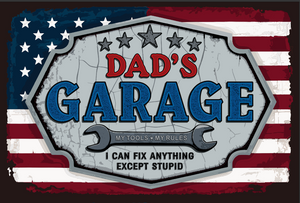Dad's Garage USA Flag