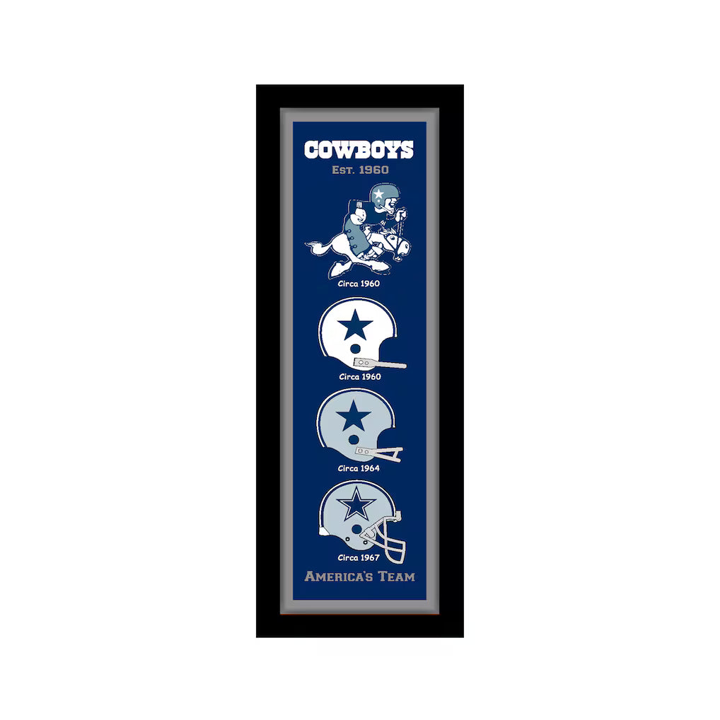 Dallas Cowboys Frame Art Heritage