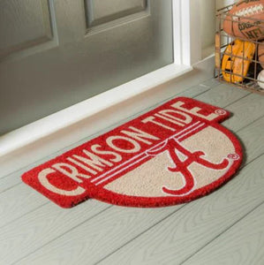 Alabama Crimson Tide Shape Coir Mats