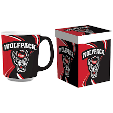 North Carolina State Wolfpack 14oz Ceramic Mug with Matching Box
