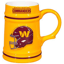 Washington Commanders 24oz Ceramic Stein Cup