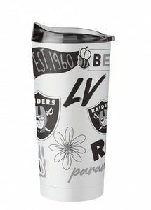 Las Vegas Raiders 20oz Native Powder Coat Tumbler