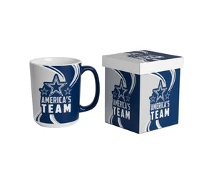 Dallas Cowboys 14oz Ceramic Mug with Matching Box