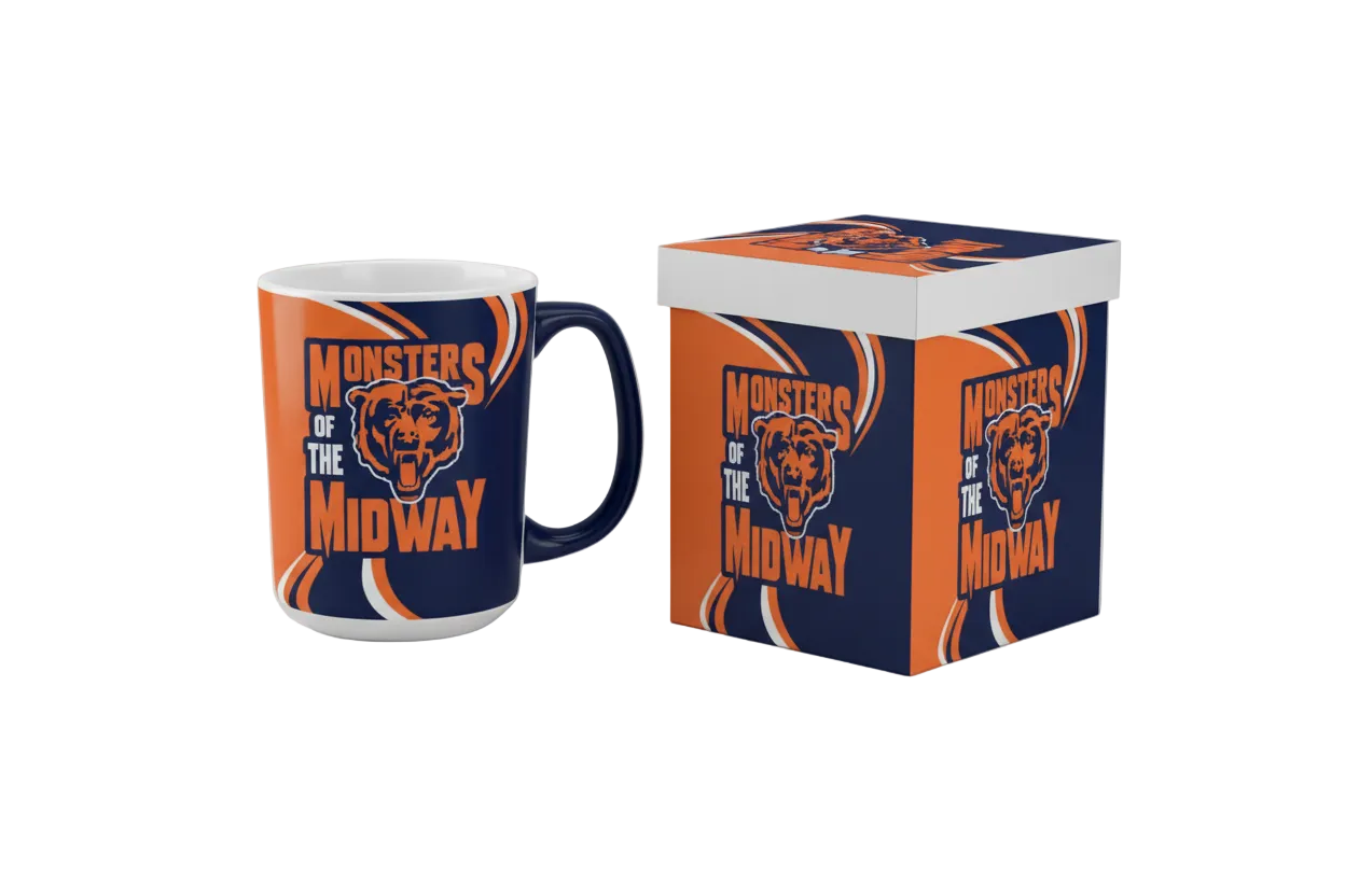 Chicago Bears 14oz Ceramic Mug with Matching Box