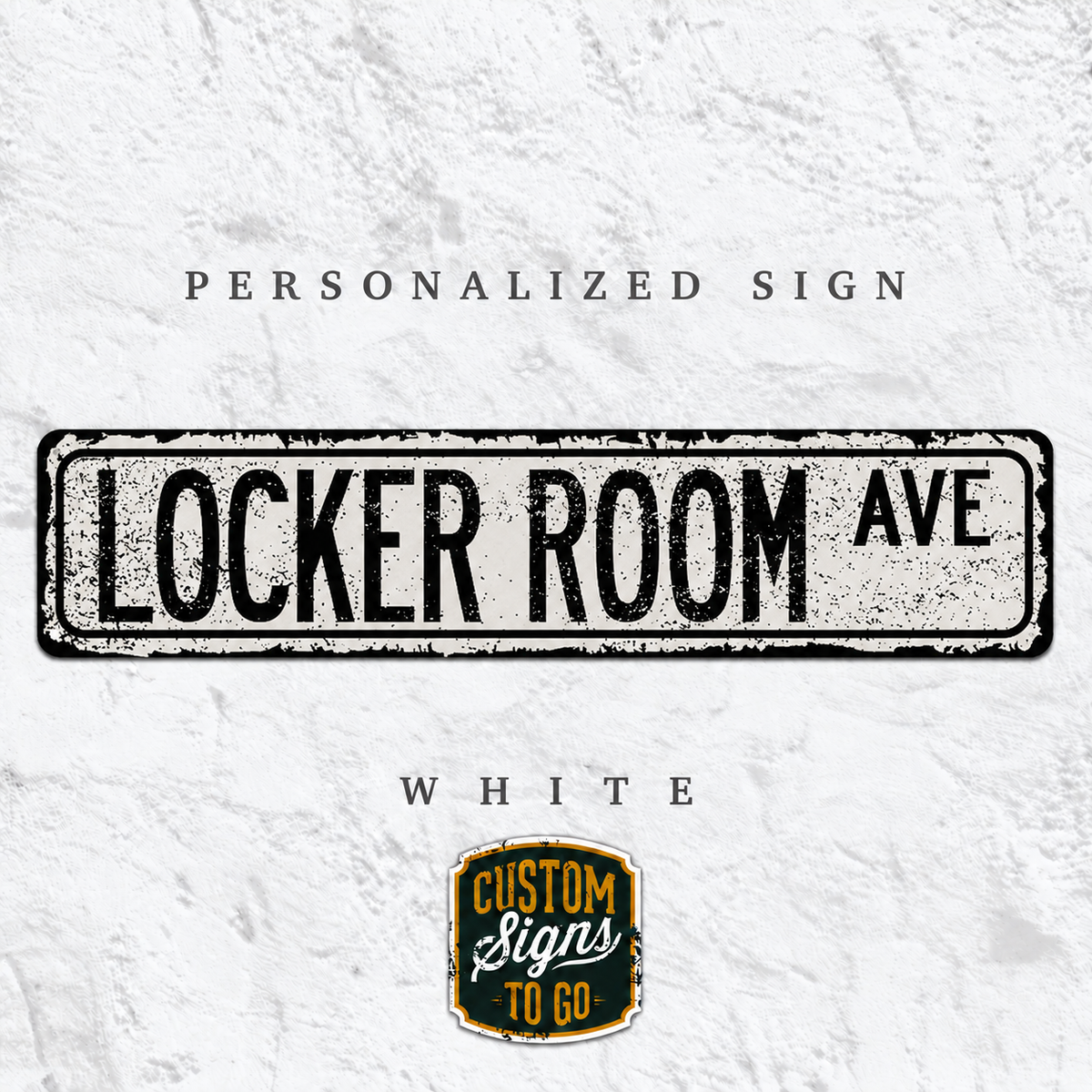 Personalized Rustic Street Sign – Custom Metal Sign