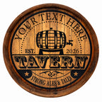 Personalized Tavern Barrel Sign – Strong Ales & Tales