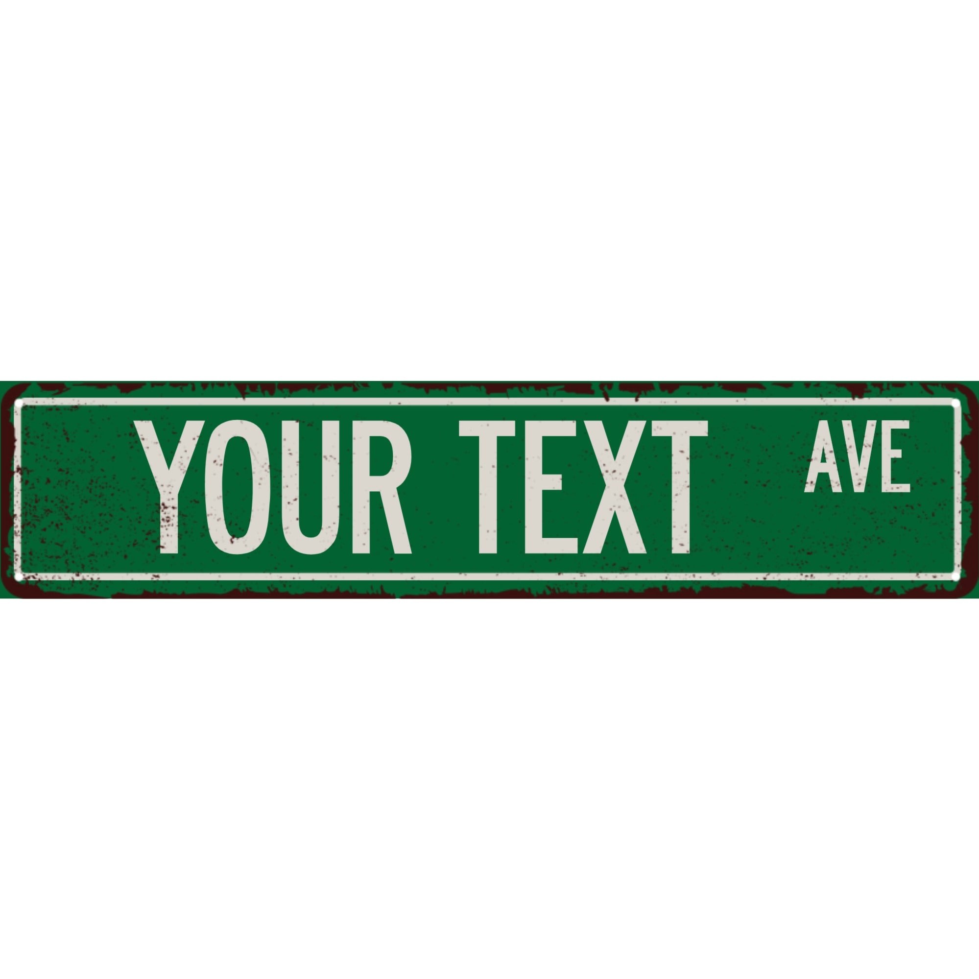 Personalized Rustic Street Sign – Custom Metal Sign