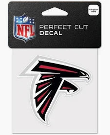 Atlanta Falcons Perfect Cut Color Decal 4" X 4"