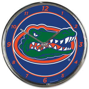 Florida Gators Chrome Clocks