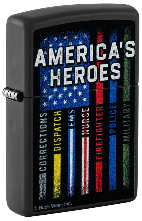 American Heroes Zippo Lighter