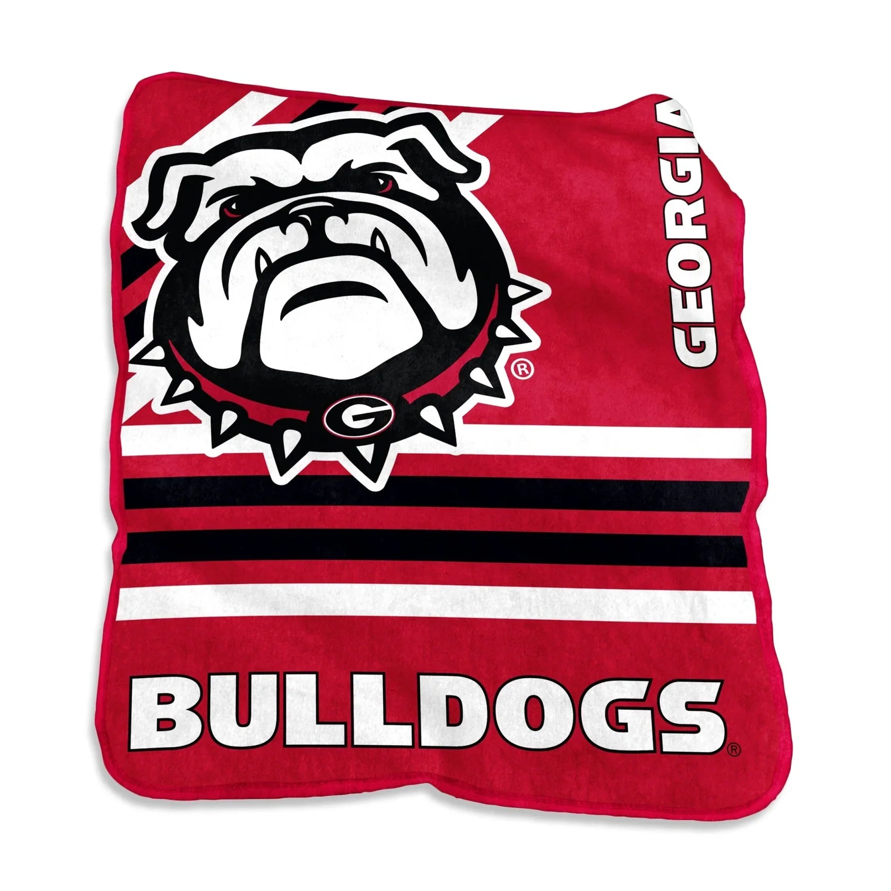 Georgia Bulldogs Raschel Throw Blanket