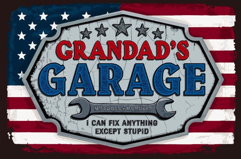 GranDad's Garage USA Flag