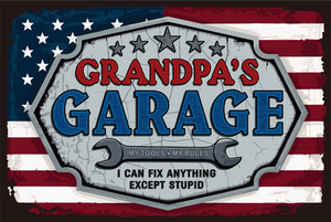 GrandPa's Garage USA Flag