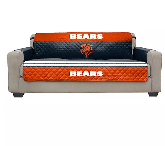 Chicago Bears Quilted Sofa Protector