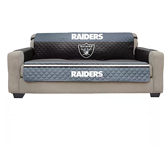 Las Vegas Raiders Quilted Sofa Protector