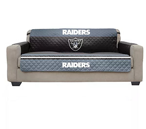 Las Vegas Raiders Quilted Sofa Protector