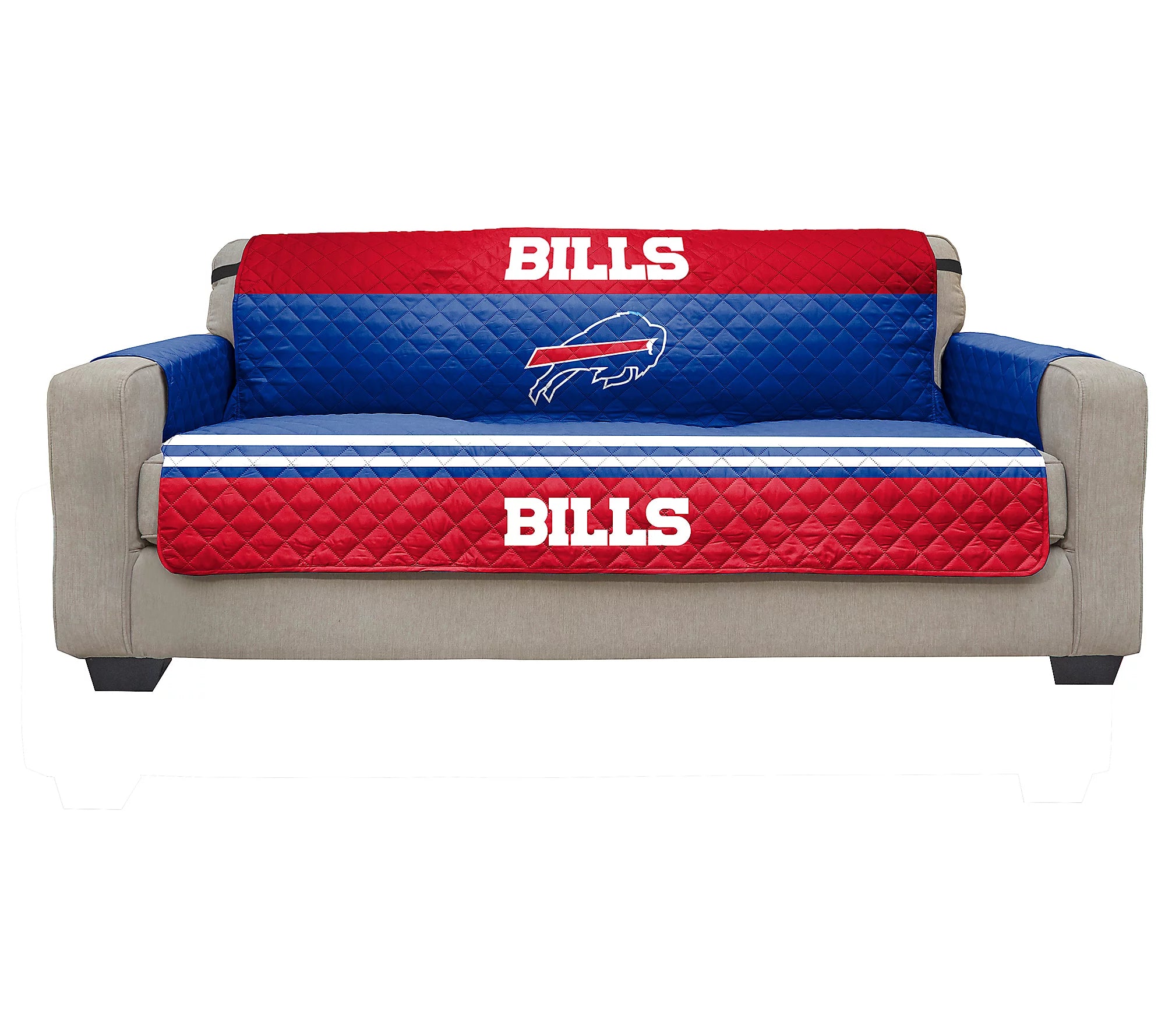 Buffalo Bills Quilted Sofa Protector