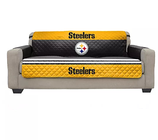 Pittsburgh Steelers Quilted Sofa Protector