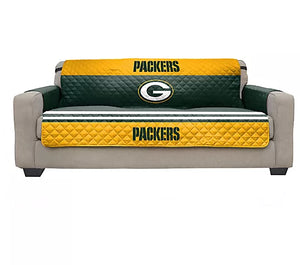 Green Bay Packers Quilted Sofa Protector