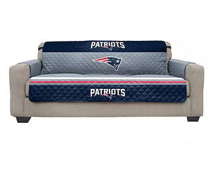 New England Patriots Quilted Sofa Protector