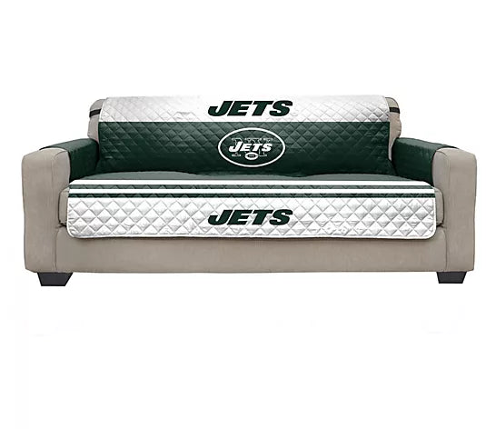 New York Jets Quilted Sofa Protector