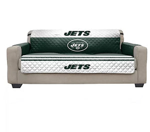New York Jets Quilted Sofa Protector