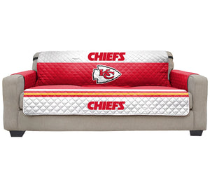 Kansas City Chiefs Quilted Sofa Protector