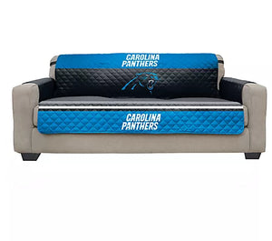Carolina Panthers Quilted Sofa Protector