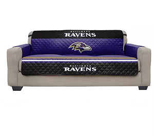 Baltimore Ravens Quilted Sofa Protector