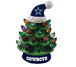 Dallas Cowboys LED Ceramic Christmas Tree - 4