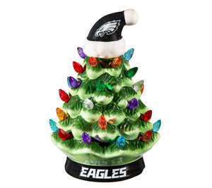 Philadelphia Eagles LED Ceramic Christmas Tree - 4