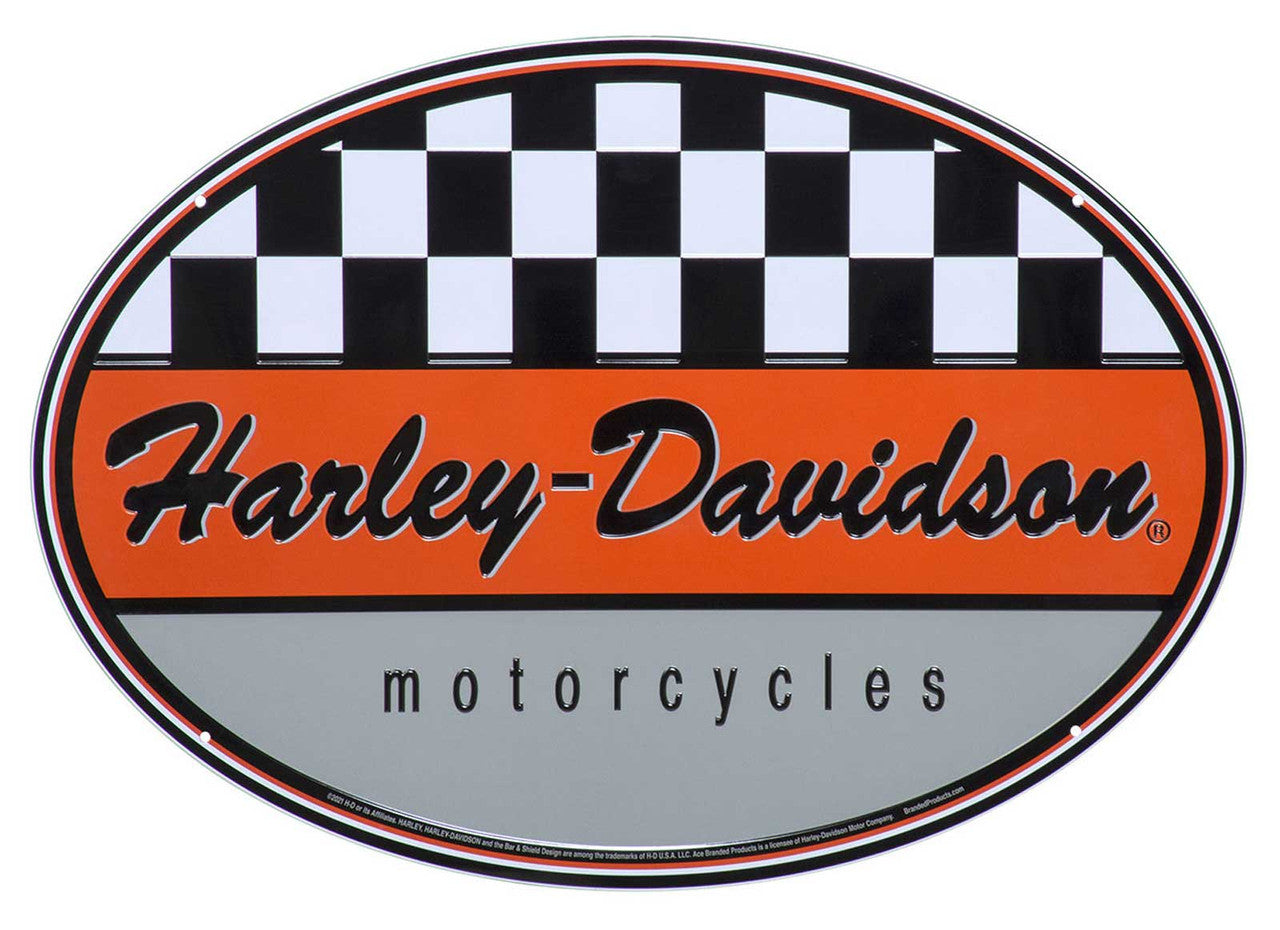 HDL-15534-TIN SIGN : TACING OVAL TIN SIGN