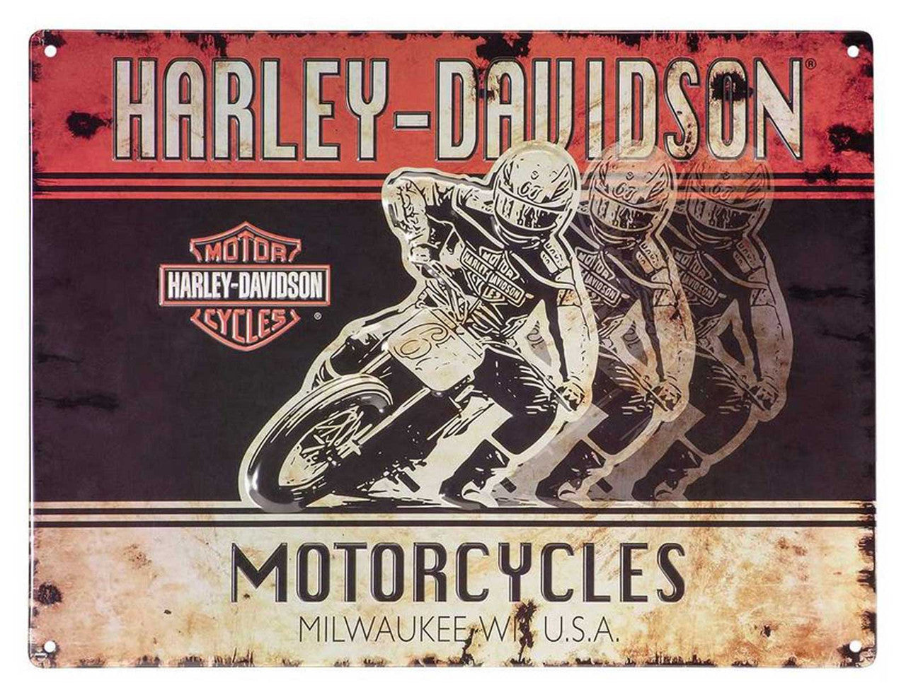 HDL-15539-TIN SIGN : RACERS TIN SIGN