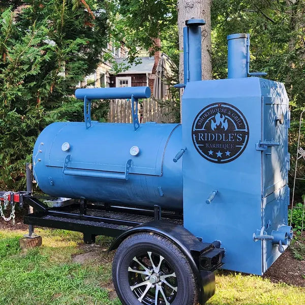 Personalized Metal BBQ Grill Sign –  Smokehouse & Grill Wall Art & Gift for Dad