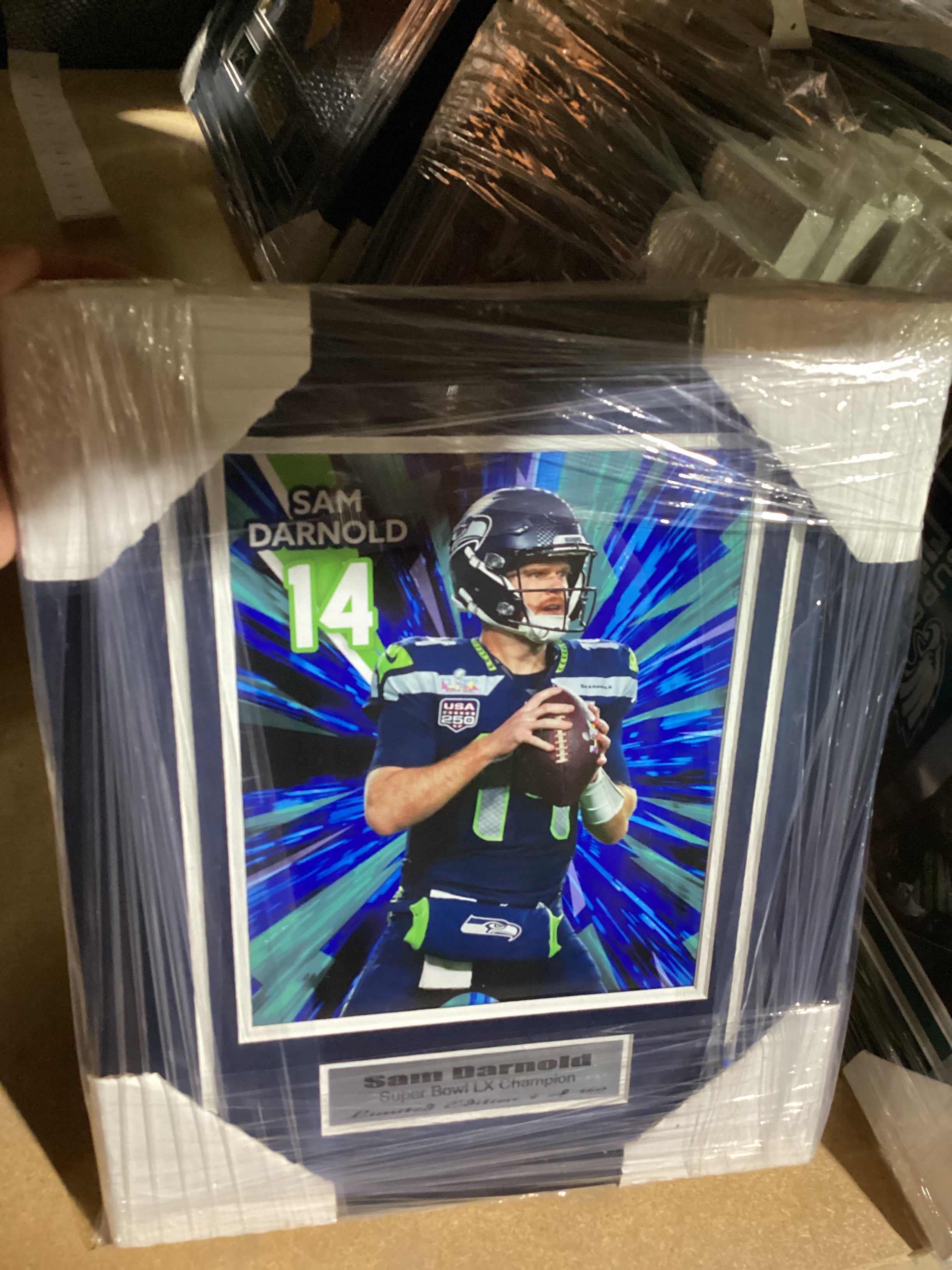 Seattle Seahawks Sam Darnold 14 Small Frames