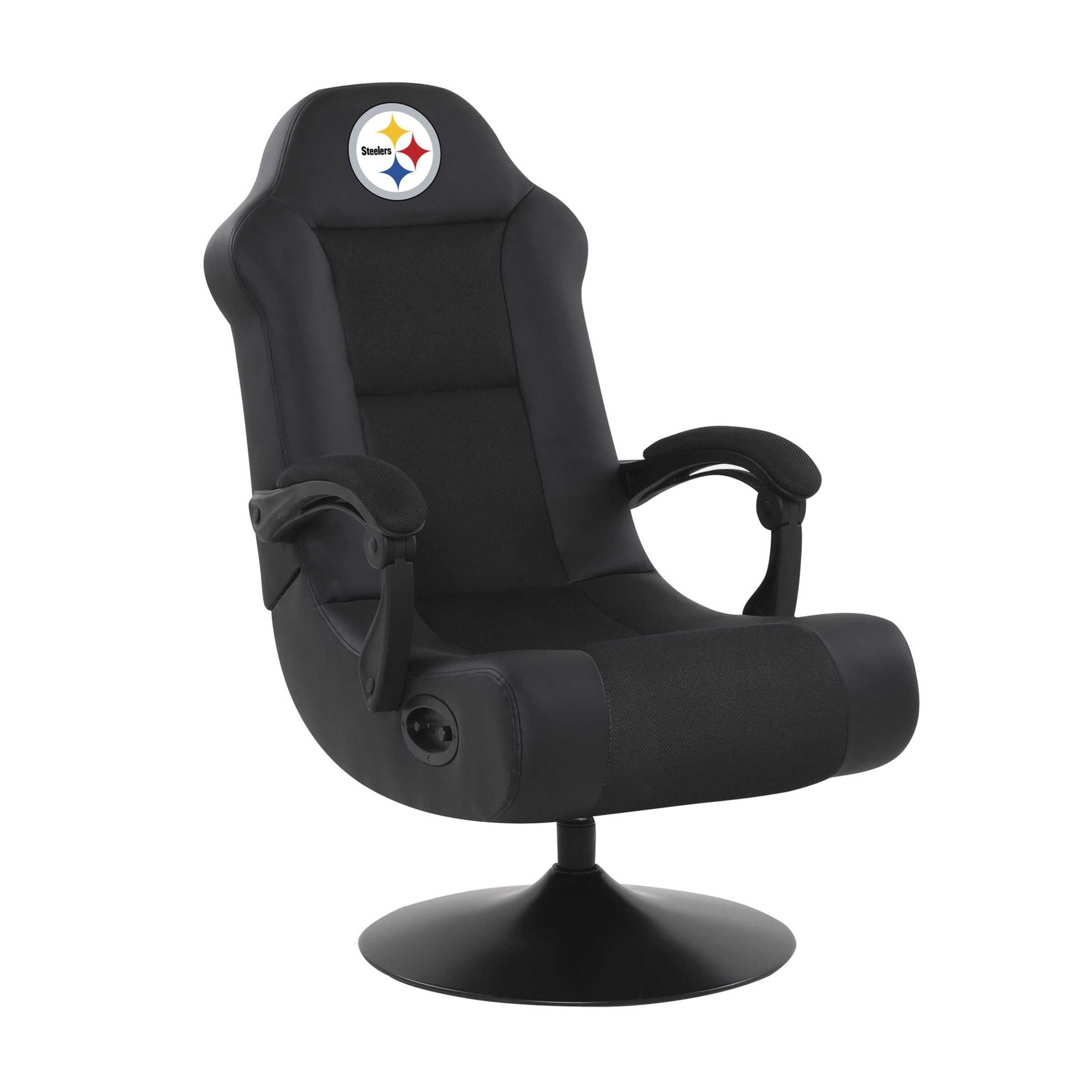 Pittsburgh Steelers Ultra Gaming Chair With Bluetooth Speaker