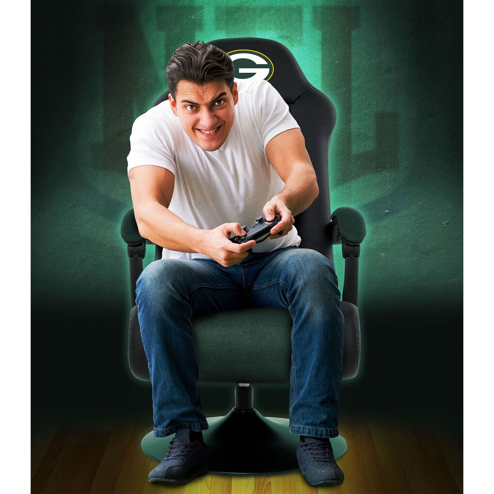 Green Bay Packers Ultra Gaming Chair With Bluetooth Speaker