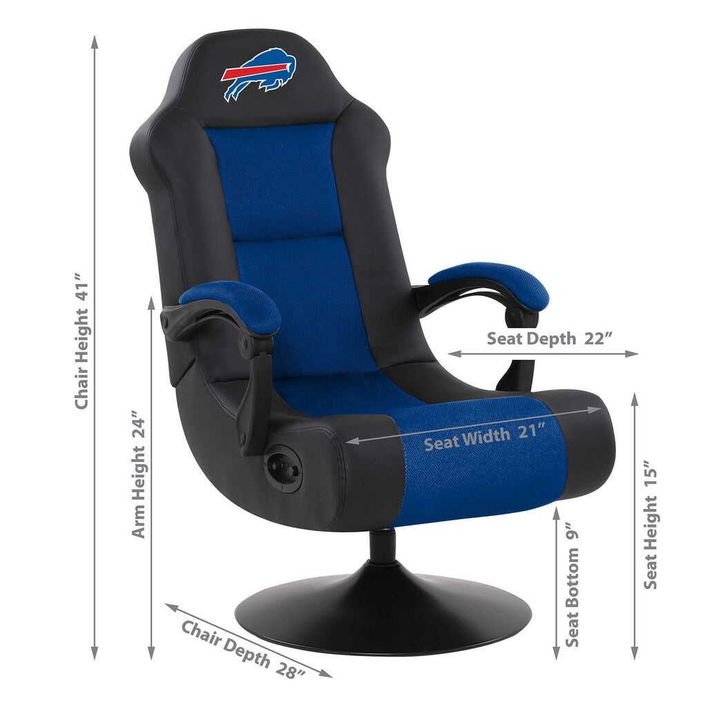 Buffalo Bills Ultra Gaming Chair With Bluetooth Speaker