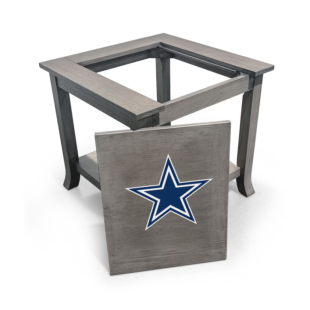 Dallas Cowboys Game Day Side Table