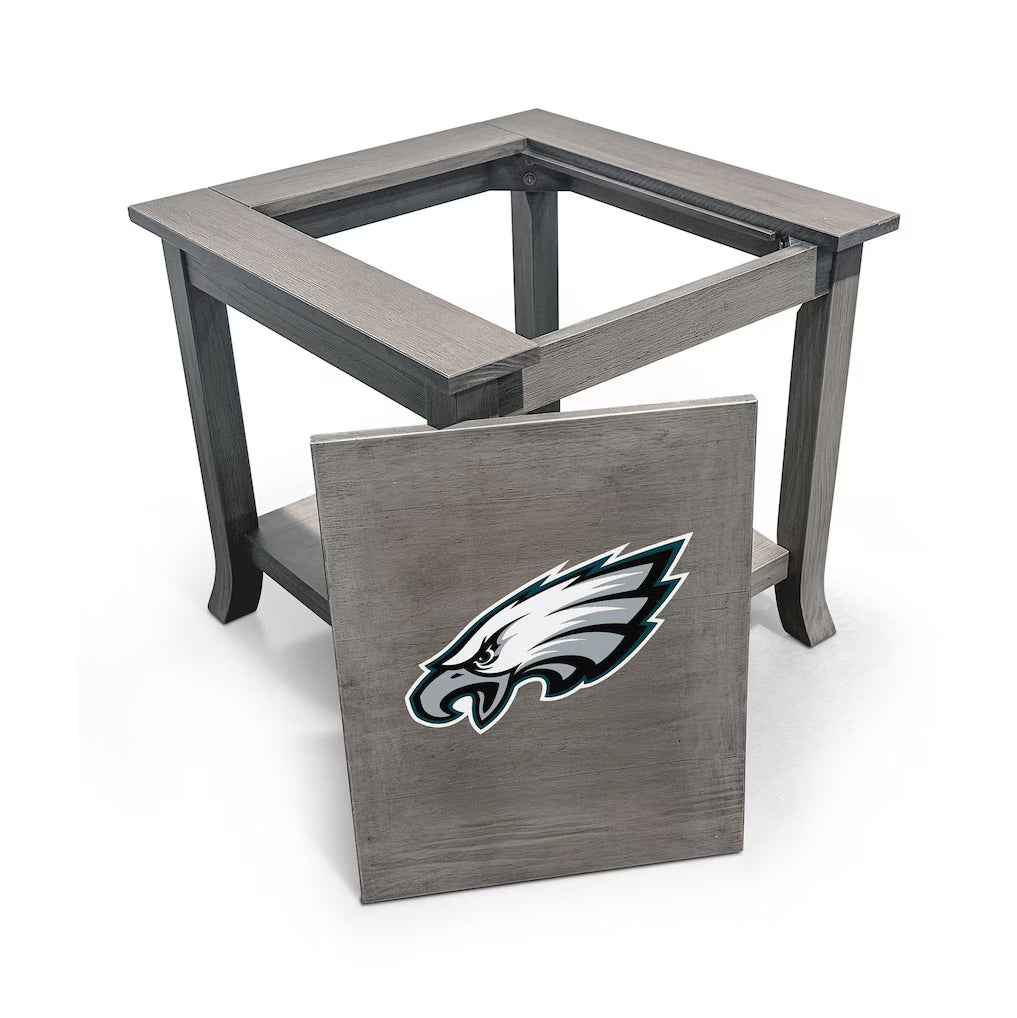 Philadelphia Eagles Game Day Side Table