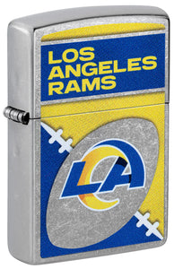 Los Angeles Rams Football Chrome Zippo Lighter